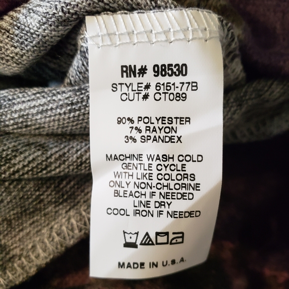 Purple Floral Dolman Long Sleeve Top - Picture 3 of 3